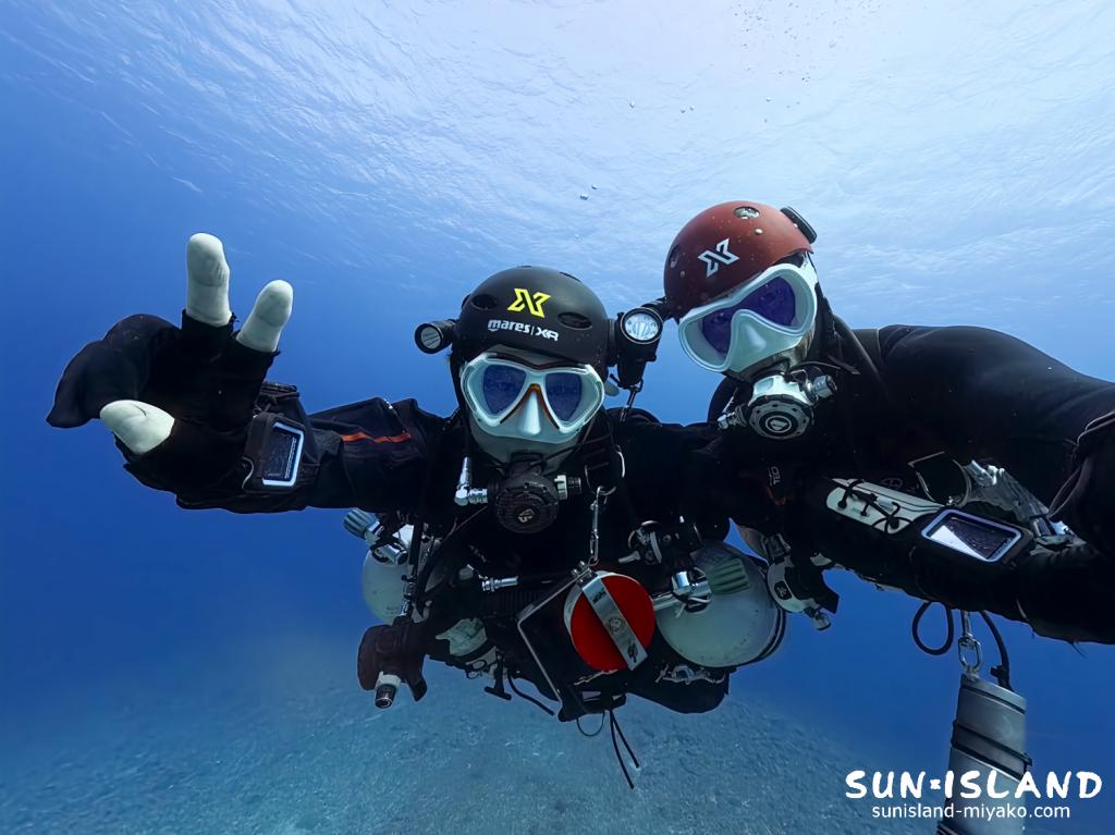 宮古島ダイビング カバーンダイビング ラインワーク 練習 サンアイランド 竹内修治