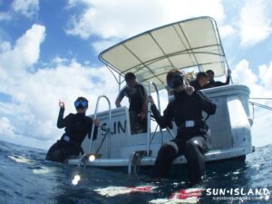 宮古島 体験ダイビング 準備 器材チェック インストラクター サポート