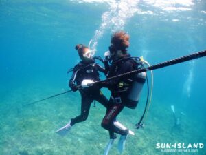 宮古島 体験ダイビング マンツーマン インストラクター 水中 安全管理 初心者