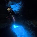 宮古島ダイビング スネークホール 出入口 青 鏡 新発見 伊良部島 地形